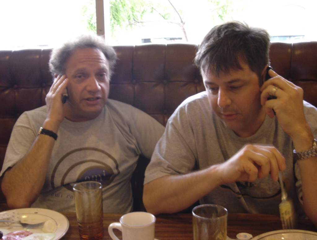 Former manager Gary Stamler & Kevin at Nate'n Al's